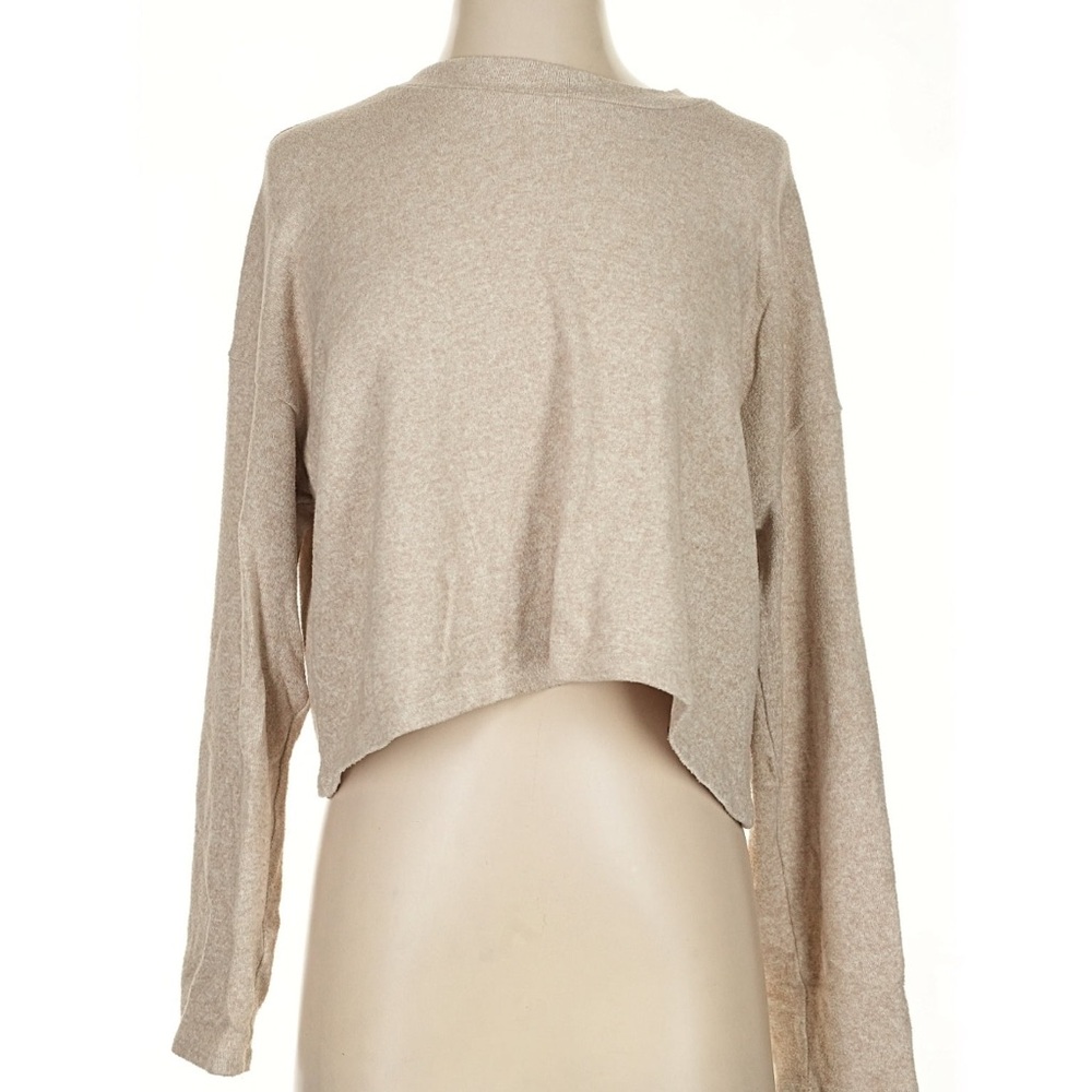 Bershka Cream Cowl Neck Sweater